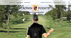 Desktop Screenshot of crownpointegolfclub.com